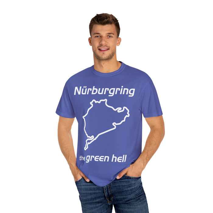 Comfort Colors Nurburgring The Green Hell "Die Grune Holle" Track Outline T-shirt
