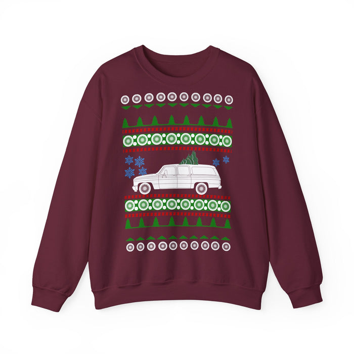 7th Gen Suburban Ugly Christmas Sweater For European Customers ONLY---Prints and ships from within  Europe