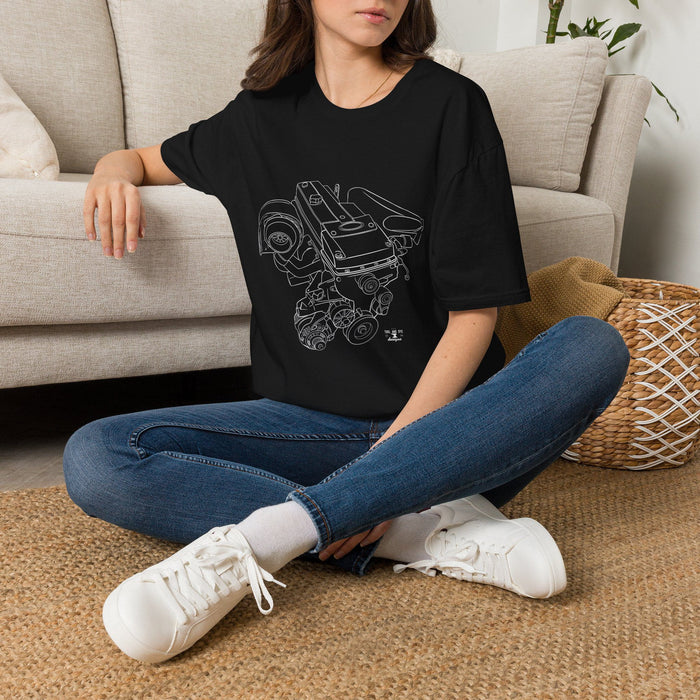 Barra Engine Outline T-shirt for Australian and New Zealand Customers ONLY---This shirts prints and ships from Australia