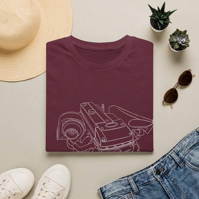 Barra Engine Outline T-shirt for Australian and New Zealand Customers ONLY---This shirts prints and ships from Australia