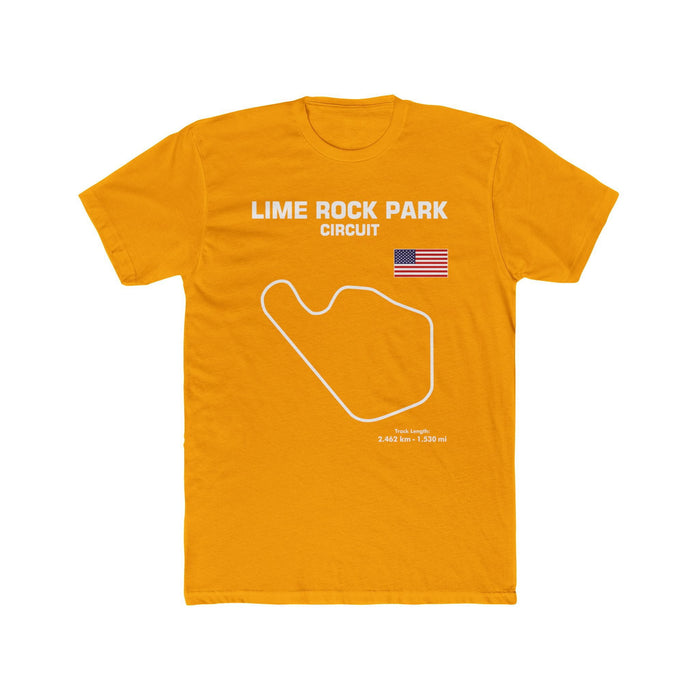Lime Rock Park Circuit Track Map Outline Graphic T-Shirt