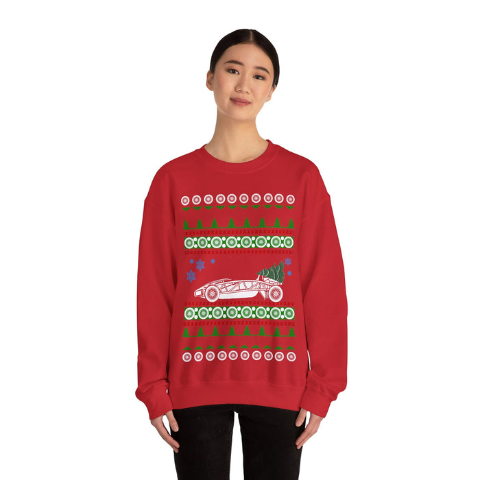 Ariel Atom style ugly christmas sweater jumper for UK customers only---this item prints and ships from within the UK