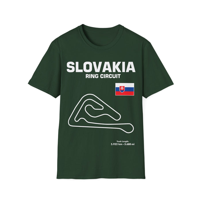 Slovakia Ring Circuit Track Outline for customers in the UK only--Prints and ships from within the UK