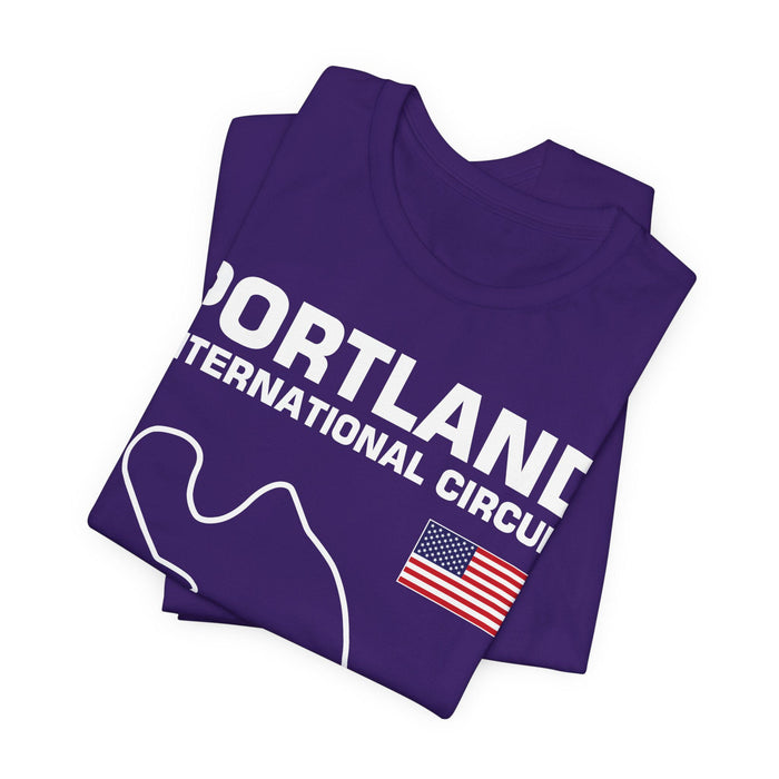 Portland International Circuit Track Outline T-shirt