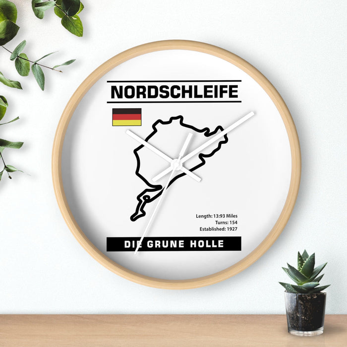 Die Grune Holle Nordschleife Nurburgring Wall Clock