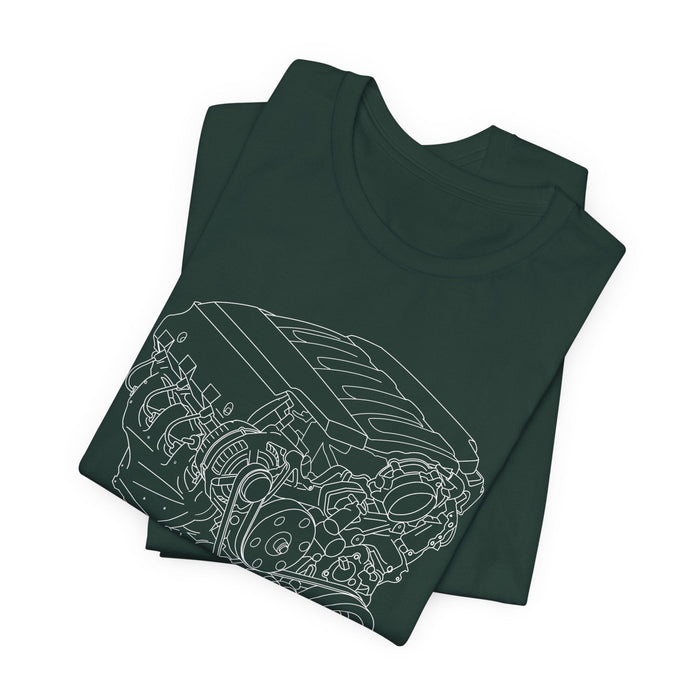 V8 Engine Outline T-Shirt — LT1 V8 Tee--for customers in Australia or New Zealand ONLY---Prints and ships from Australia