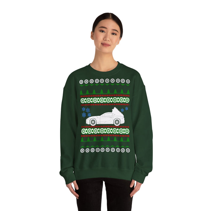 Toyota Supra MK5 Ugly Christmas Sweater Jumper for European Customers ONLY---This item prints and ships from within Europe