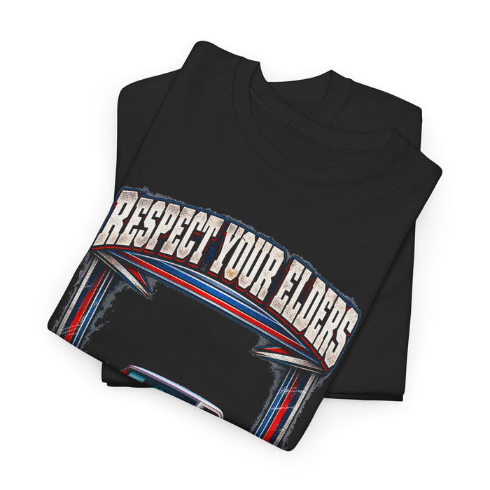 Respect Your Elders Square Body Truck Tee C10 C-10 1972 Cheyenne 4X4