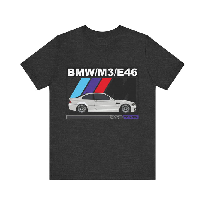 E46 M Stripes T-shirt (prints and ships from within Europe---only order if you reside in Europe)