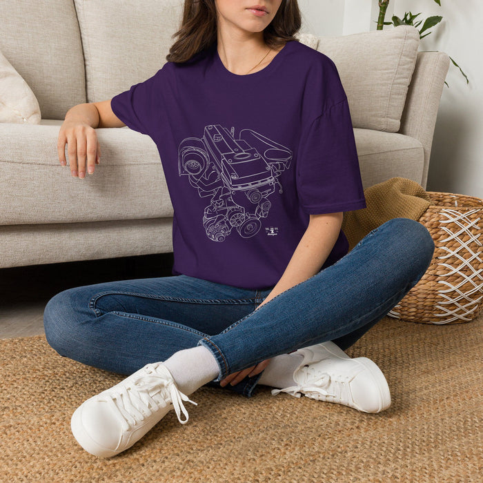 Barra Engine Outline T-shirt for Australian and New Zealand Customers ONLY---This shirts prints and ships from Australia