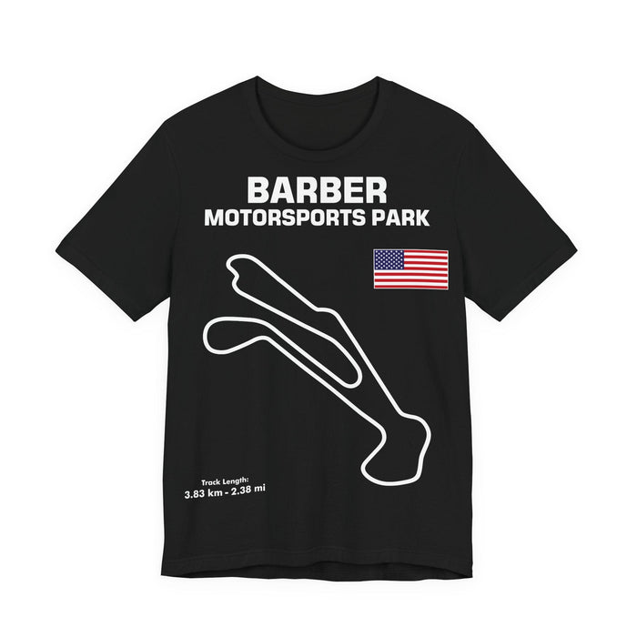 Barber Motorsports Park Track Outline Shirt for UK customers ONLY--Prints and ships from within the UK