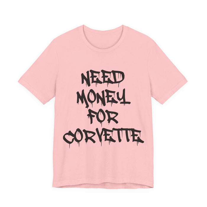 Need Money for Corvette T-shirt for European Customers ONLY--Prints and ships from within Europe