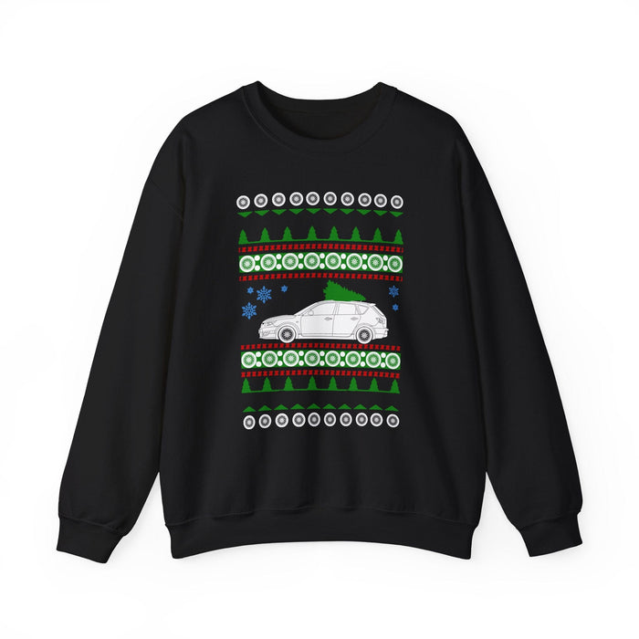 2007 MazdaSpeed 3 Ugly Christmas Sweater for Canadian Customers ONLY--Prints and ships from within Canada