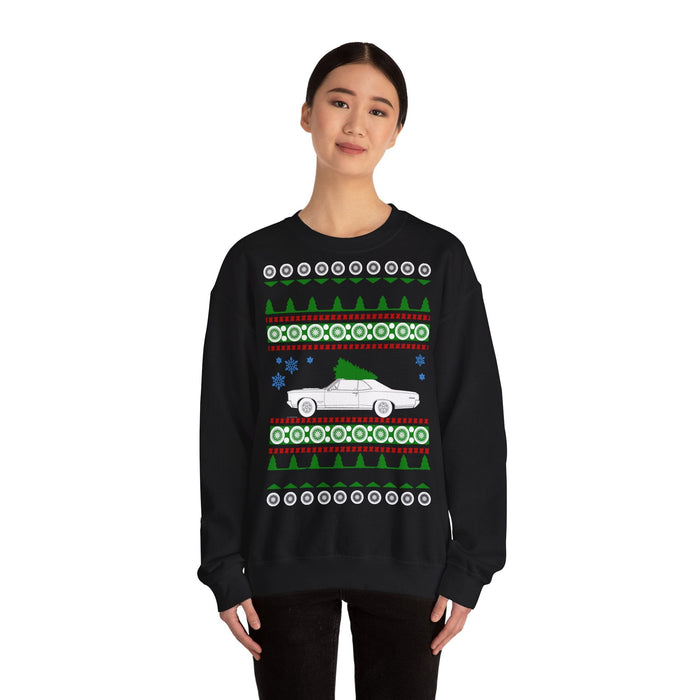 Pontiac GTO Ugly Christmas Sweater Sweatshirt for European Customers ONLY--Item prints and shipped from Germany