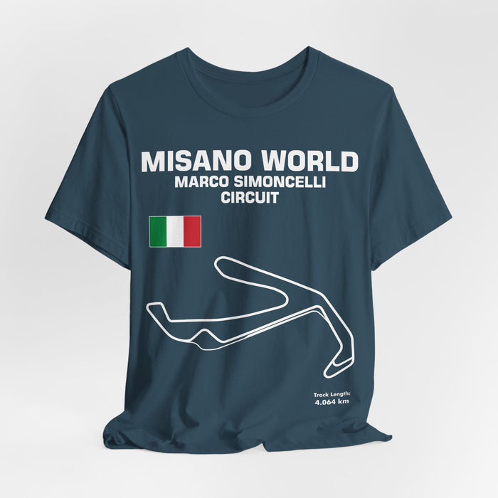 Track Outline Misano World Circuit for UK Customers ONLY--Prints and ships from the UK.