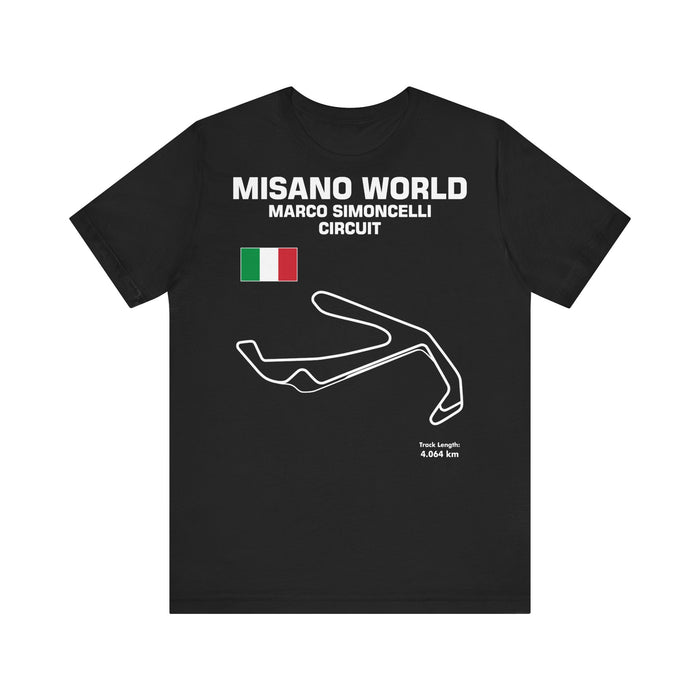 Track Outline Series Misano World T-shirt for European Customers ONLY (prints and ships from within Europe)