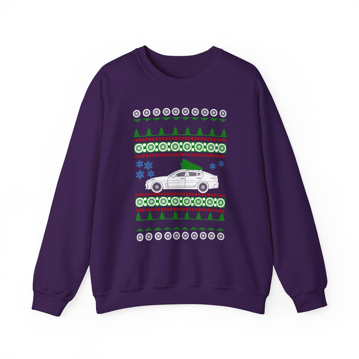 Korean Car like a Stinger Ugly Christmas Sweater Sweatshirt for Canadian Customers ONLY--This item with print and ship from within Canada