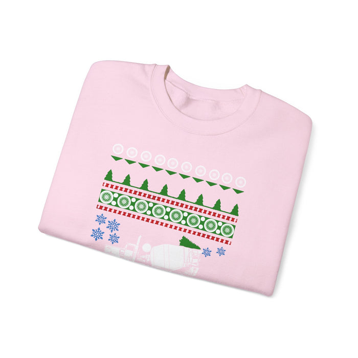 Cement Mixer Truck Ugly Christmas Sweater For Canadian Customers ONLY---Prints and ships from within Canada--more colors
