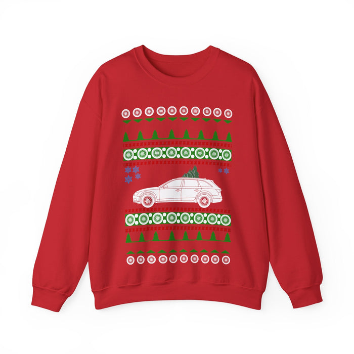 German Wagon like a 2017 A4 Allroad Ugly Christmas Sweater for UK Customers ONLY--Will print and ship from within the UK