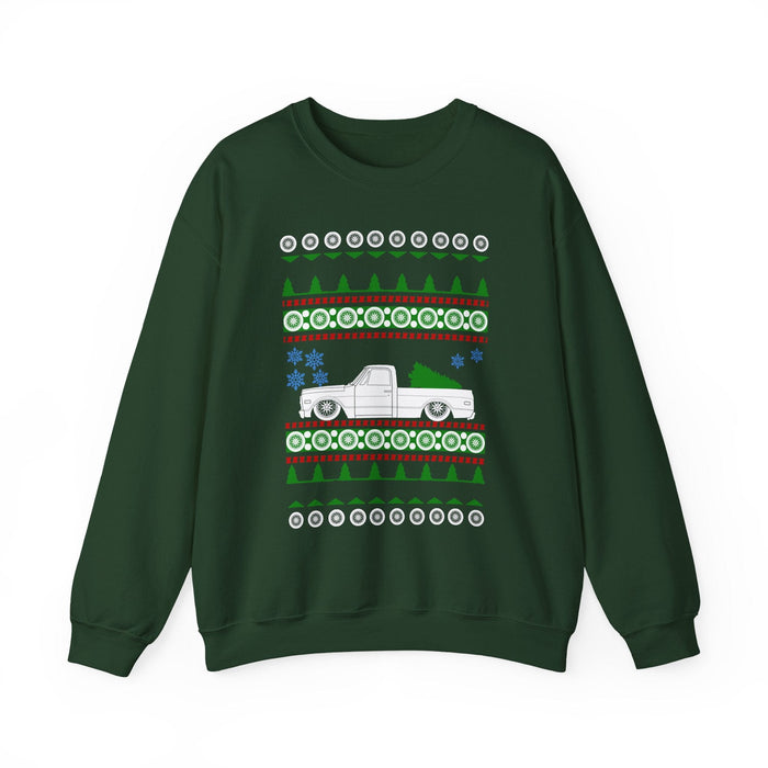 C-10 Fleetside 1971 Pick Up Truck Ugly Christmas Sweater for Canadian Customers ONLY--Prints and ships from within Canada