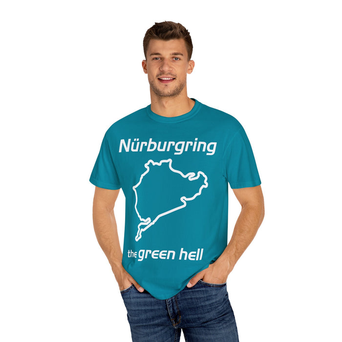 Comfort Colors Nurburgring The Green Hell "Die Grune Holle" Track Outline T-shirt