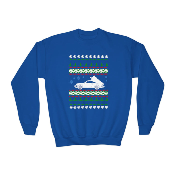 Youth 911 930 Turbo Ugly Christmas Sweater Sweatshirt