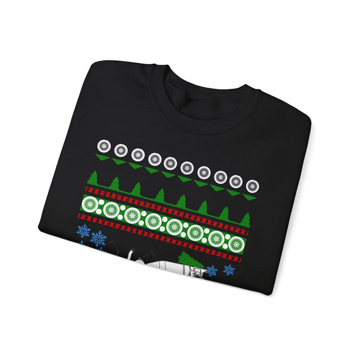 Cement Truck Mixer Ugly Christmas Sweater Jumper for UK customers ONLY--Item prints and ships from within the UK