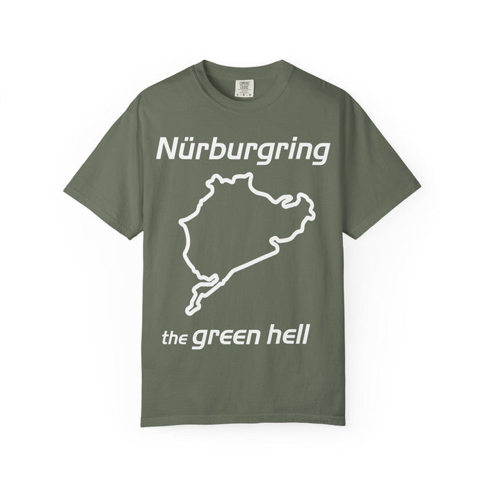 Comfort Colors Nurburgring The Green Hell "Die Grune Holle" Track Outline T-shirt
