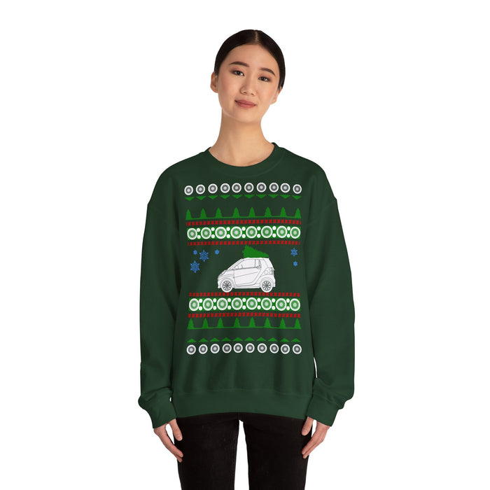 Smart Car Ugly Christmas Sweater For European Customers ONLY---Prints and ships from within Europe
