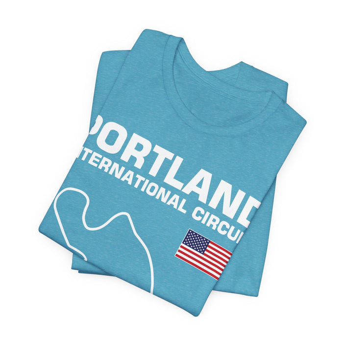 Portland International Circuit Track Outline T-shirt