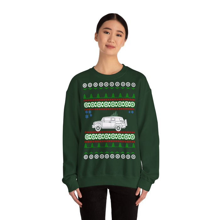 FJ Cruiser Ugly Christmas Sweater Sweatshirt for European Customers ONLY--This item prints and ships from within Europe