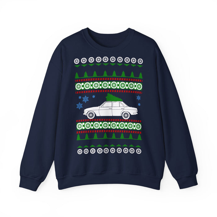 German Sedan like a 300D Diesel Ugly Christmas Sweater for European Customers ONLY---Prints and ships from Germany