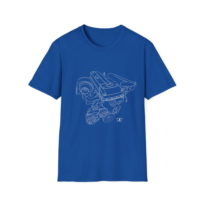 Barra Engine Outline T-shirt for Australian and New Zealand Customers ONLY---This shirts prints and ships from Australia