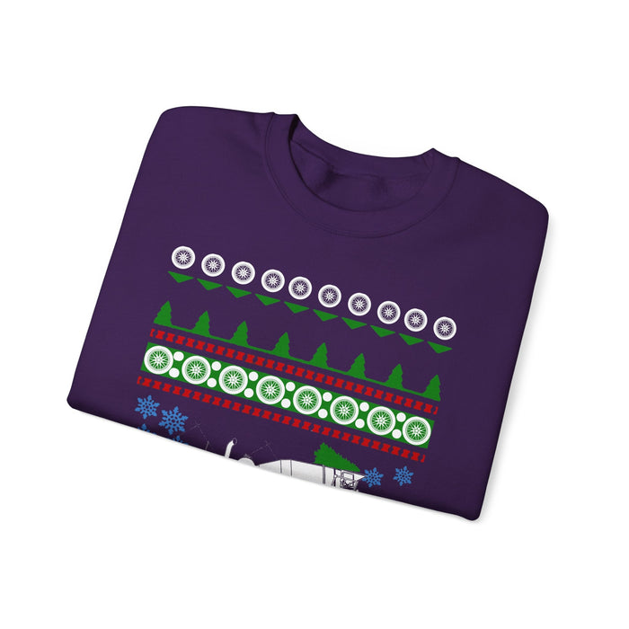 Cement Truck Mixer Ugly Christmas Sweater Jumper for UK customers ONLY--Item prints and ships from within the UK