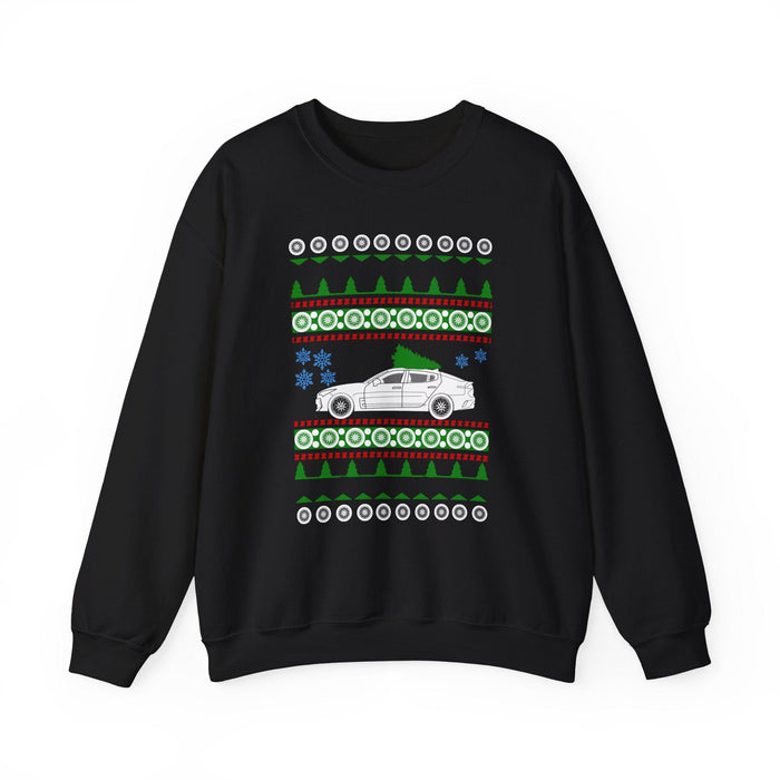 Korean Car like a Stinger Ugly Christmas Sweater Sweatshirt for Canadian Customers ONLY--This item with print and ship from within Canada