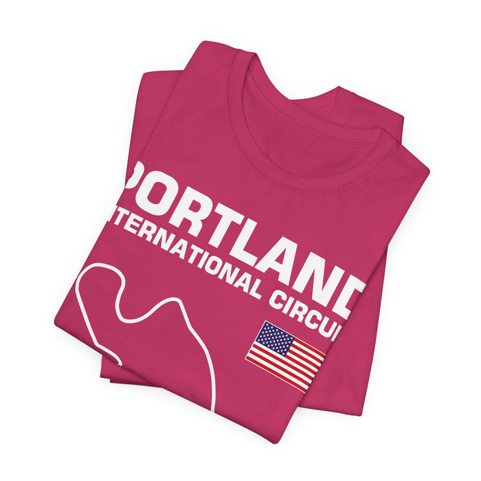 Portland International Circuit Track Outline T-shirt