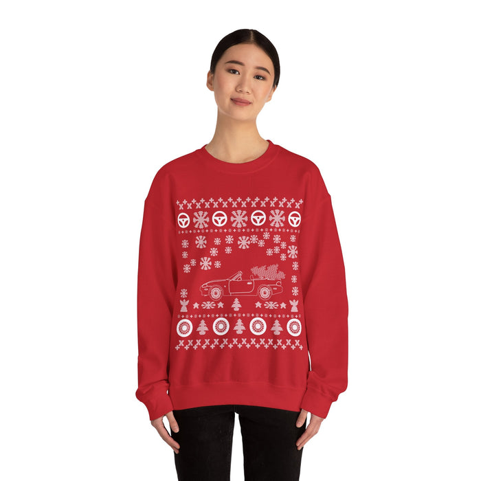 Mazda Miata NB 2nd Gen Version 2 V2 Ugly Christmas Sweater Sweatshirt Jumper Canadian Customers ONLY--Prints and ships from within Canada