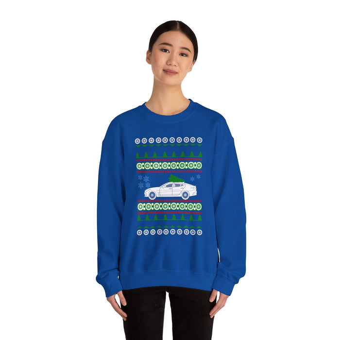 Korean Car like a Stinger Ugly Christmas Sweater Sweatshirt for Canadian Customers ONLY--This item with print and ship from within Canada
