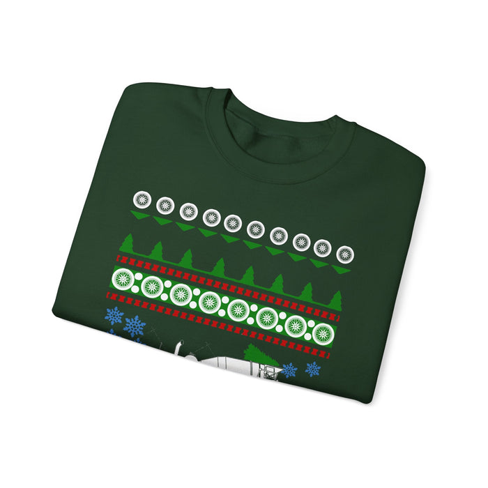 Cement Truck Mixer Ugly Christmas Sweater Jumper for UK customers ONLY--Item prints and ships from within the UK