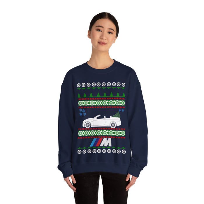 E93 M3 Convertible Ugly Christmas Sweater Sweatshirt "jumper" for UK customers ONLY--Prints and ships from within the UK