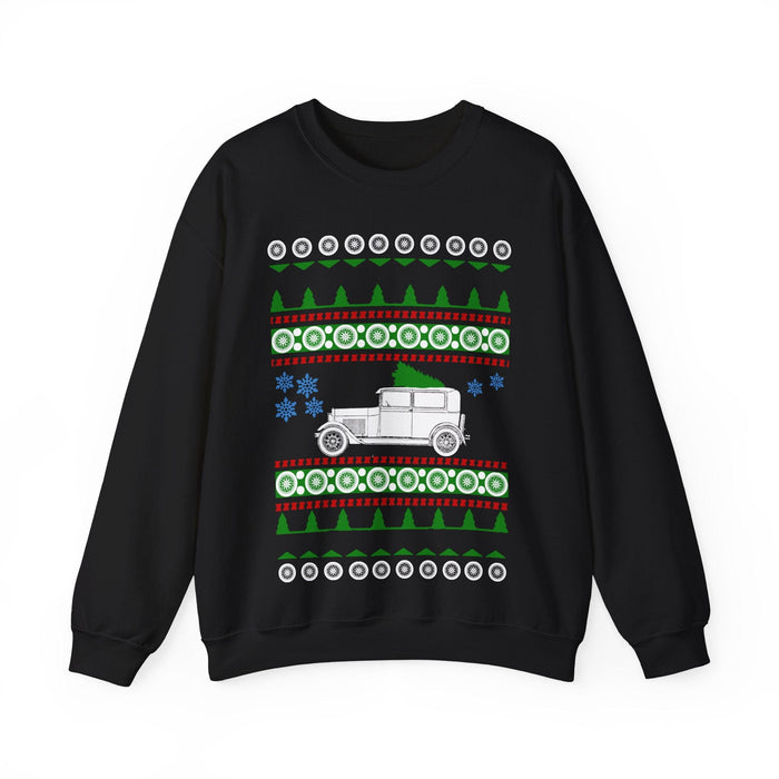 Ford Model A Ugly Christmas Sweater Sweatshirt Jumper for European Customers ONLY--This will print and ship from within Europe