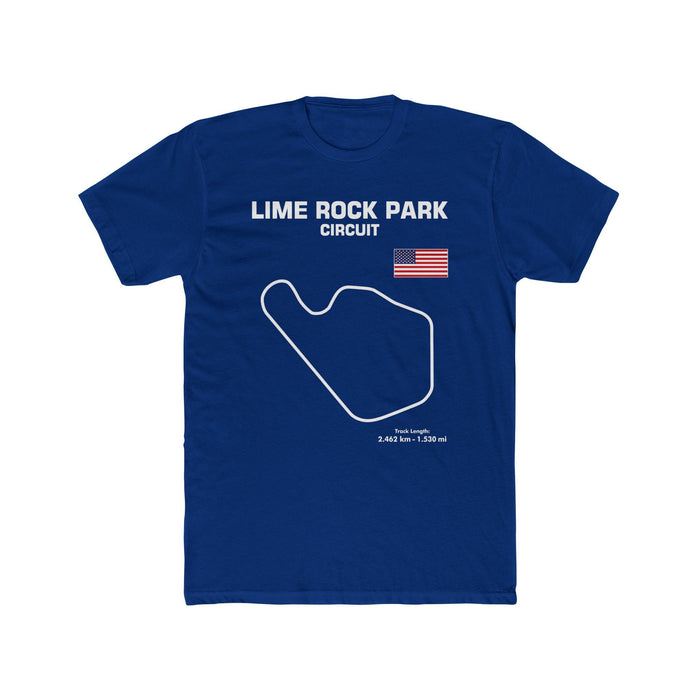 Lime Rock Park Circuit Track Map Outline Graphic T-Shirt