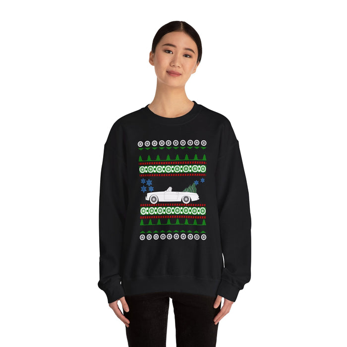 Datsun Roadster Ugly Christmas Sweater Sweatshirt for Customers Residing in Canada ONLY--Prints and ships from within Canada