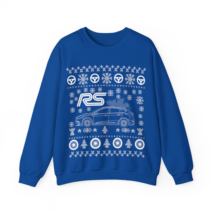 Focus RS 2018+ Ugly christmas Sweater for UK customers ONLY---Prints and ships from within the UK