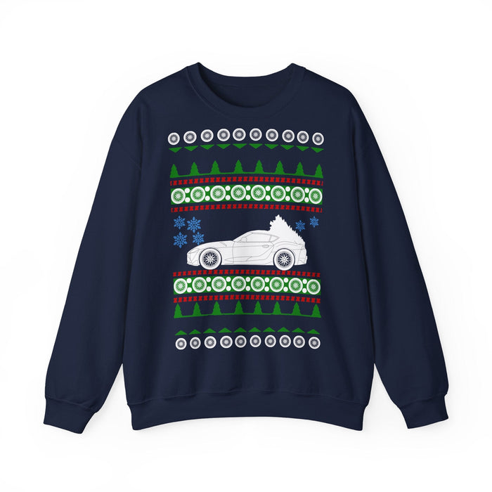 Toyota Supra MK5 Ugly Christmas Sweater Jumper for European Customers ONLY---This item prints and ships from within Europe