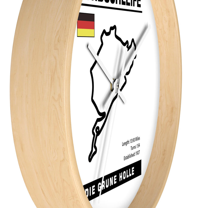 Die Grune Holle Nordschleife Nurburgring Wall Clock