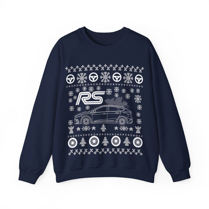 Focus RS 2018+ Ugly christmas Sweater for UK customers ONLY---Prints and ships from within the UK