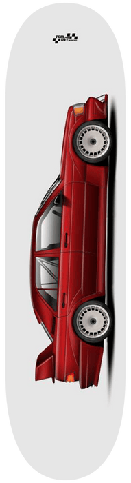 Car Art 190E 2.5 16V Skateboard Deck 7-ply Canadian Hard Rock Maple Maroon