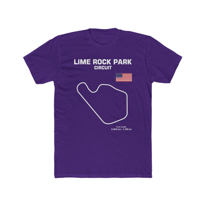 Lime Rock Park Circuit Track Map Outline Graphic T-Shirt