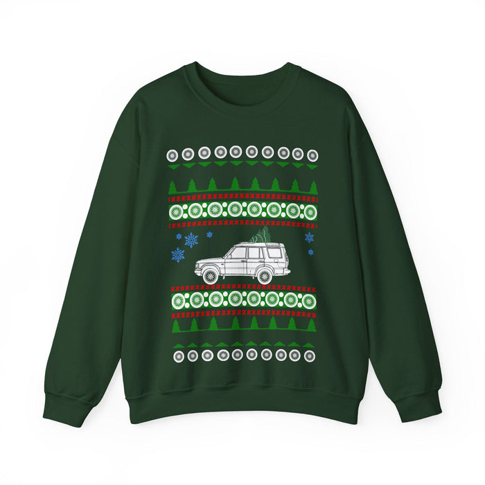 LR Discovery 2004 Ugly Christmas Sweater UK customers only--prints and ships from the UK
